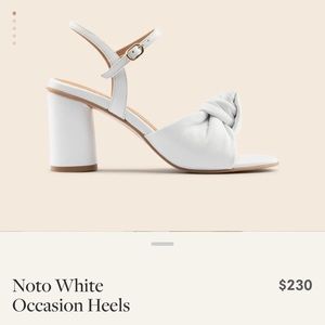 Maguire Noto heels, white, size 38